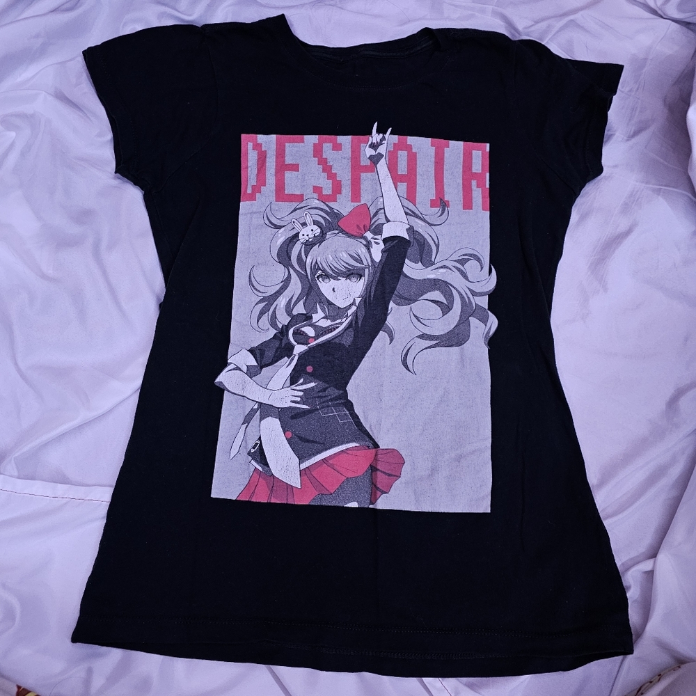Small black Junko Enoshima tshirt